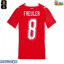 Sveits Ruben Vargas #17 Hjemmedrakt Dame VM 2026 Kortermet